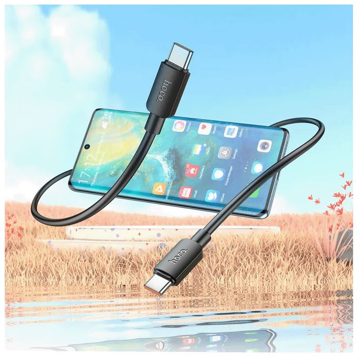 hoco. USB kabl za smartphone, type C, 60W, crna - X96 Hyper, 60W, Black