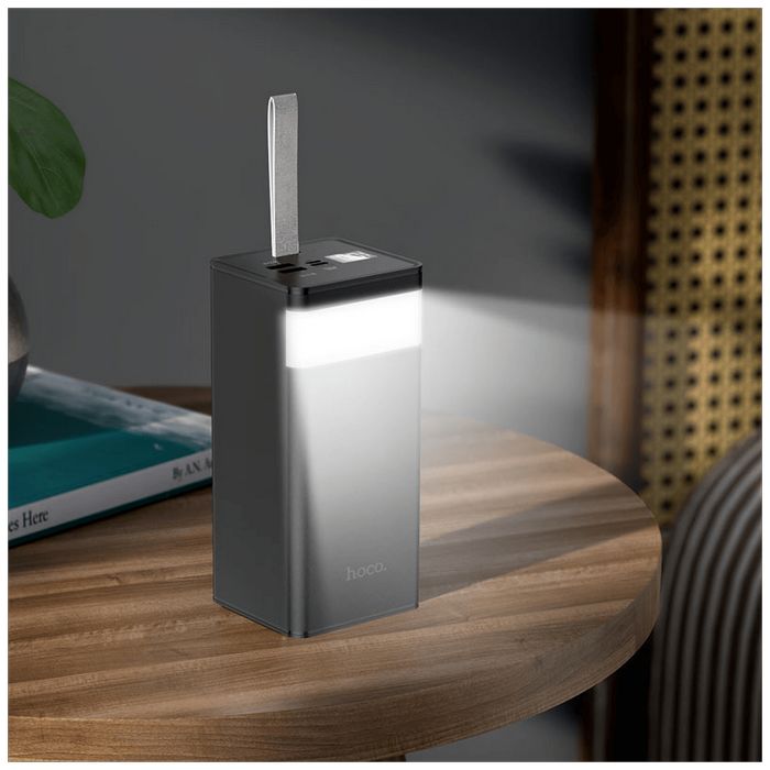 hoco. Punjač prijenosni sa lampom, 50000mAh, brzi QC/PD, 3A - J86A Powermaster