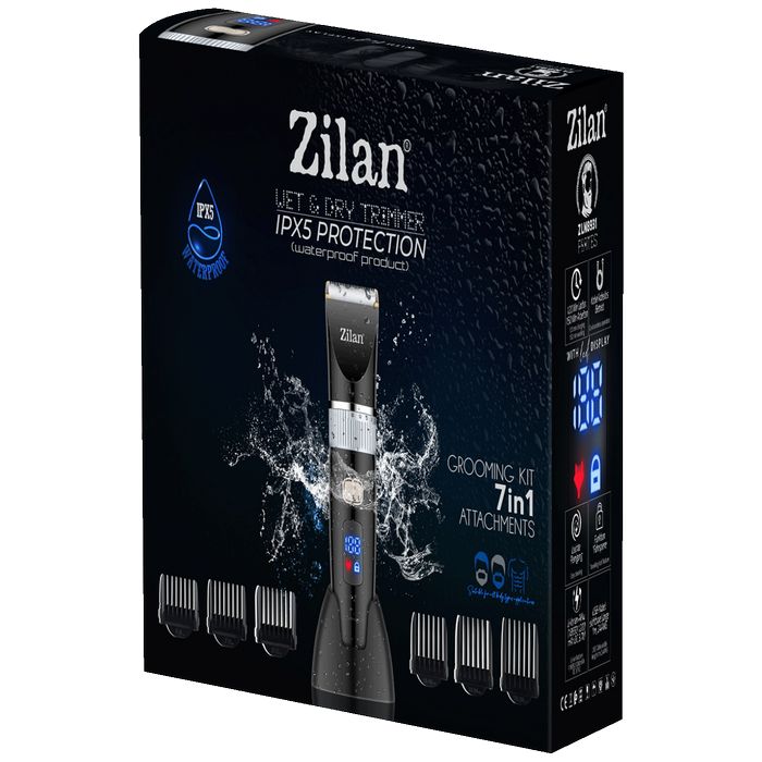 Zilan Aparat za šišanje, 7u1, IPx5 - ZLN8931 Pietas