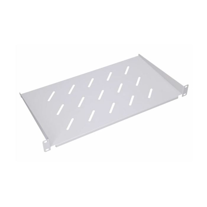 Extralink 1U 350mm Cantilever Shelf, Gray, for 19" wall cabinets