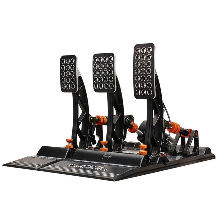 Asetek SimSports Invicta Sim Racing - Brems- und Gaspedal + Kupplung-GABU-331