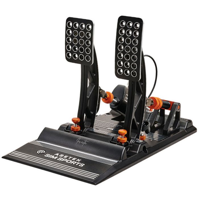 Asetek SimSports Invicta Sim Racing - Brems- und Gaspedal + Kupplung-GABU-331