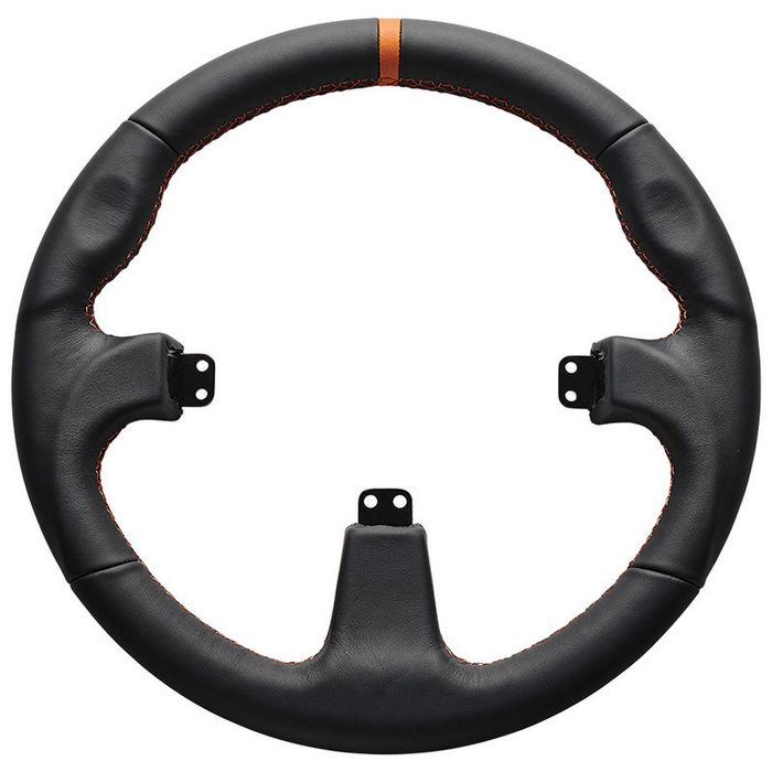 Asetek SimSports GT Rim - Round, Leder-40-035-0035017