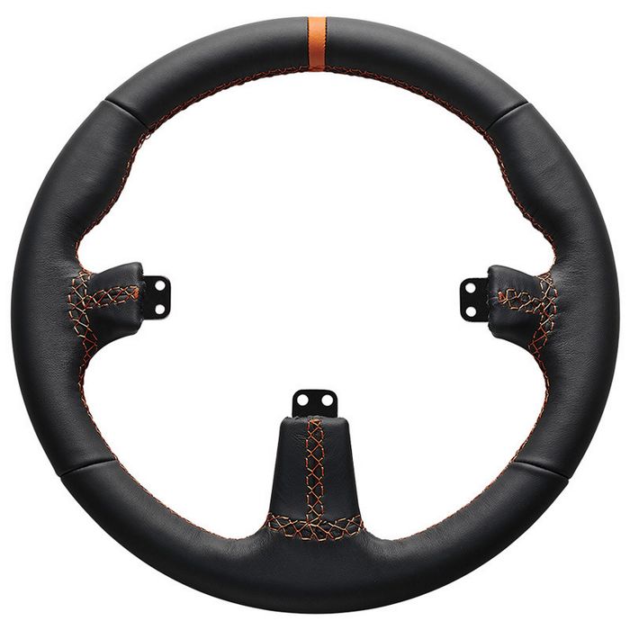 Asetek SimSports GT Rim - Round, Leder-40-035-0035017