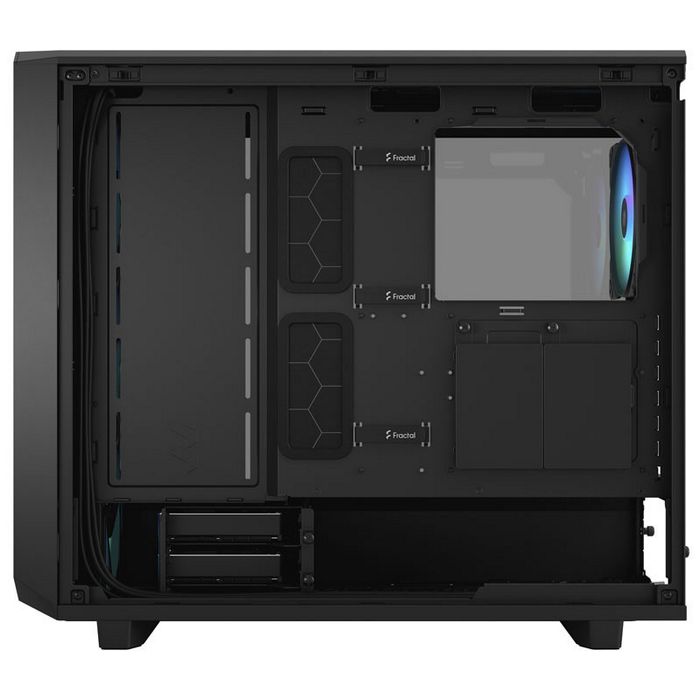 Fractal Design Meshify 2 Lite RGB Midi Tower Light Tint, Tempered Glass, black FD-C-MEL2A-05