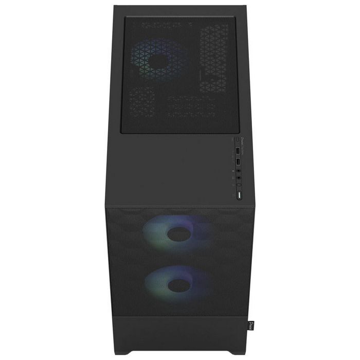 Fractal Design Pop Mini Air RGB Clear Tint Micro-ATX case, tempered glass - black-FD-C-POR1M-06