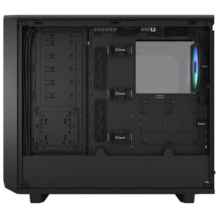 Fractal Design Meshify 2 RGB Midi Tower, Light Tint, Tempered Glass, black FD-C-MES2A-06