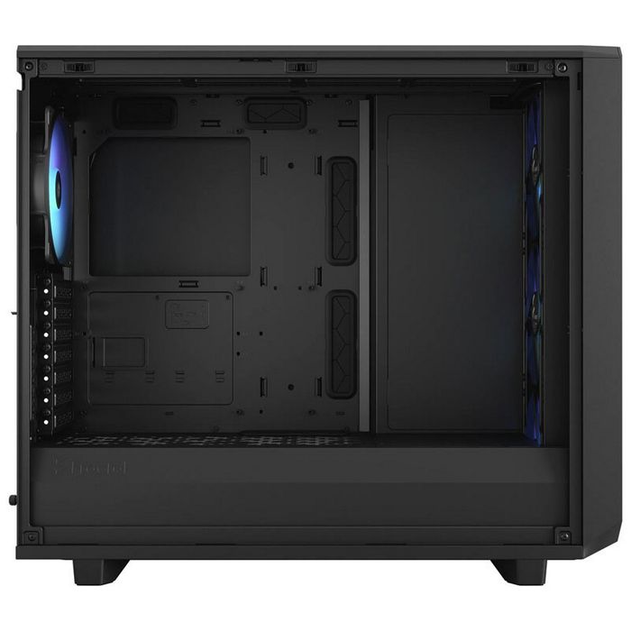 Fractal Design Meshify 2 RGB Midi Tower, Light Tint, Tempered Glass, black FD-C-MES2A-06