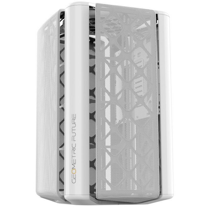 Geometric Future M2 THE ARK Gehäuse, Mesh - white-GEO-M2-MW