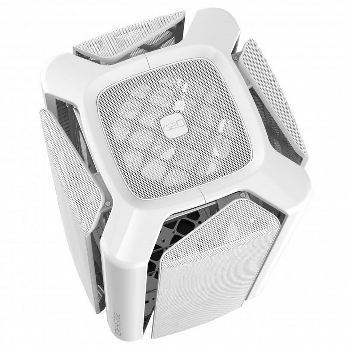 Geometric Future M2 THE ARK Gehäuse, Mesh - white-GEO-M2-MW