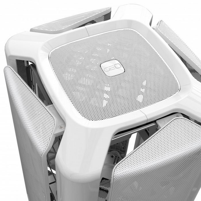 Geometric Future M2 THE ARK Gehäuse, Mesh - white-GEO-M2-MW