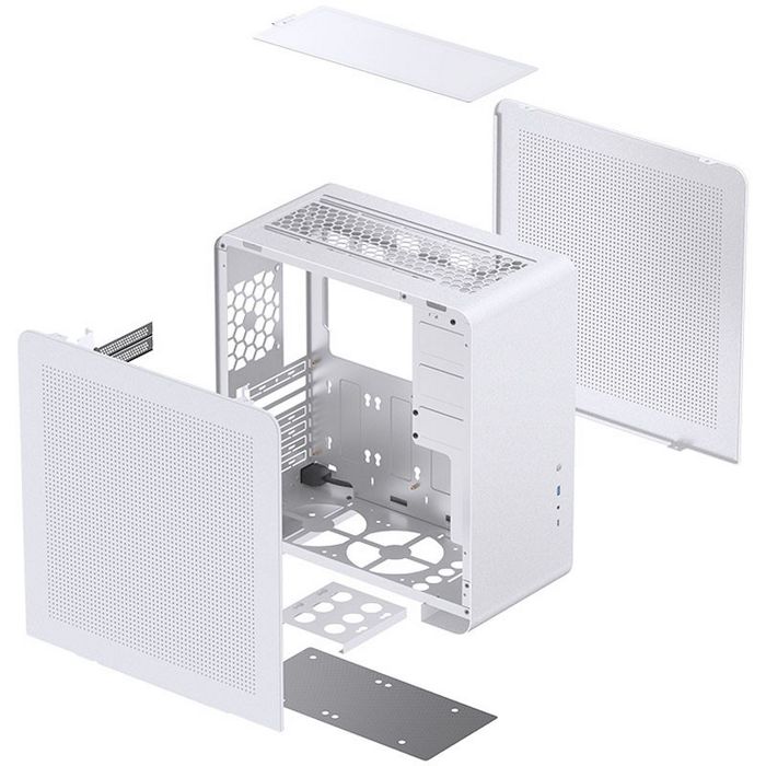 Jonsbo U4 Pro Mesh Midi-Tower - white U4 Pro Mesh White