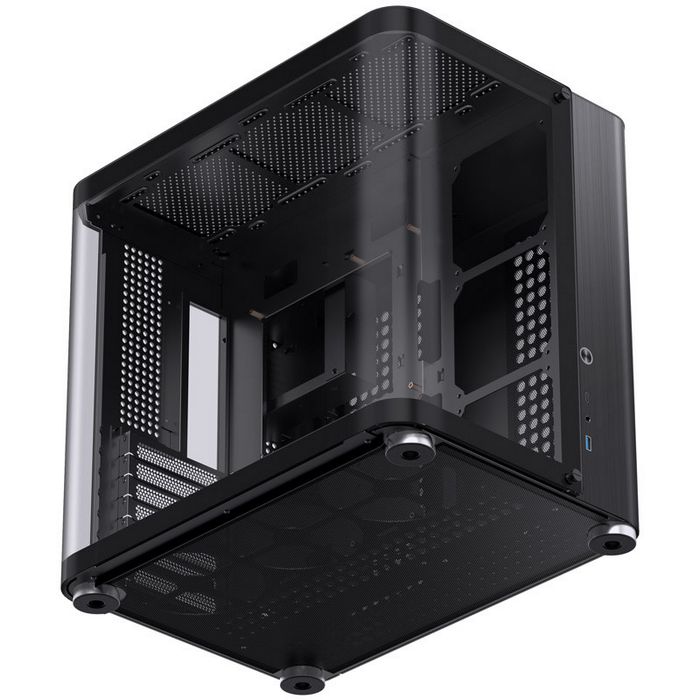 Jonsbo TK-2 2.0 Midi-Tower, Tempered Glass - black TK-2 BLACK