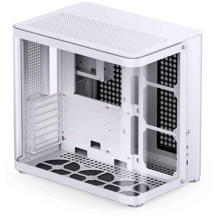 Jonsbo TK-2 2.0 Midi-Tower, Tempered Glass - white TK-2 WHITE