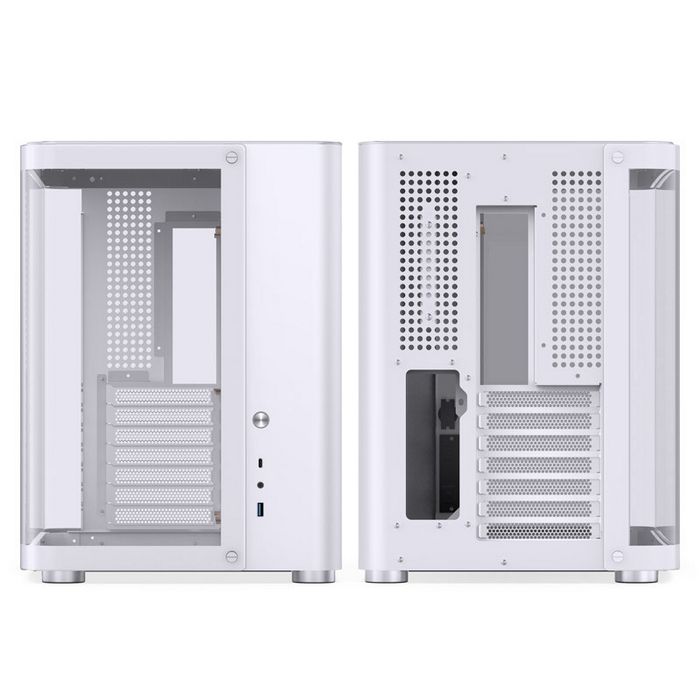 Jonsbo TK-2 2.0 Midi-Tower, Tempered Glass - white TK-2 WHITE