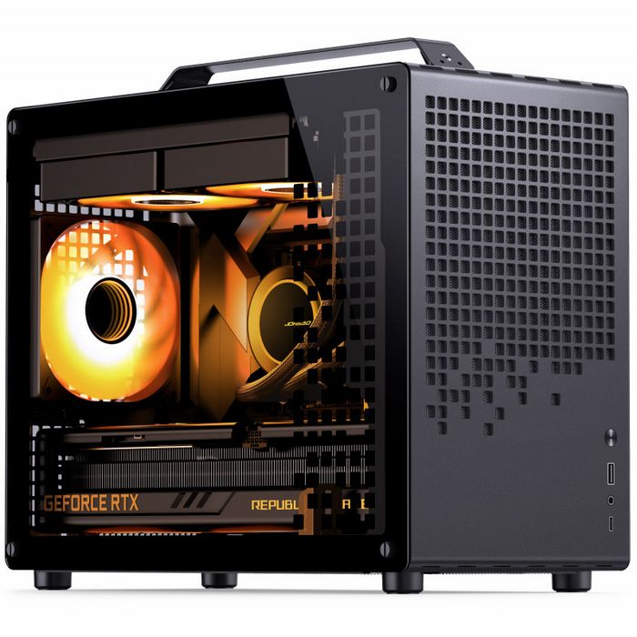 Jonsplus MATX Handle Case Z20 - black-Z20 BLACK