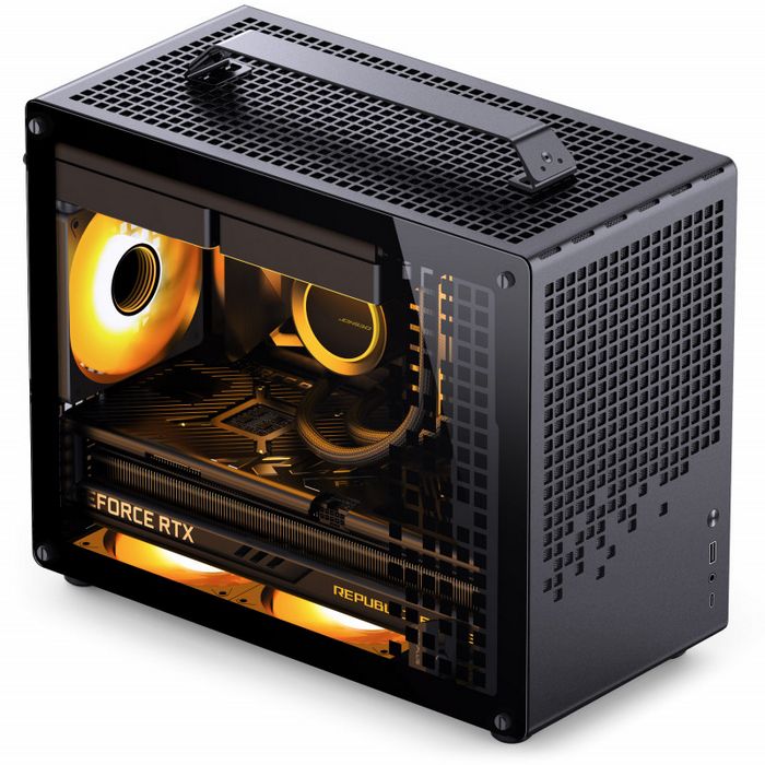 Jonsplus MATX Handle Case Z20 - black-Z20 BLACK