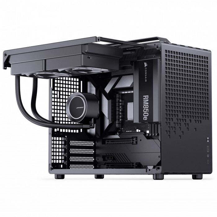 Jonsplus MATX Handle Case Z20 - black-Z20 BLACK