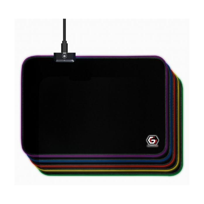 Gembird Gaming mouse pad with LED light effect, Medium-size