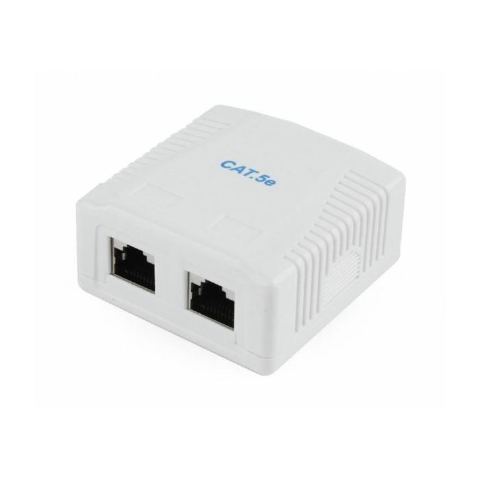 Gembird CAT5E FTP 2-port surface mount box