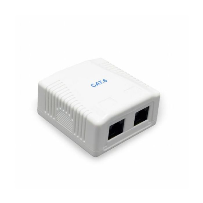 Gembird CAT6 UTP 2-port surface mount box