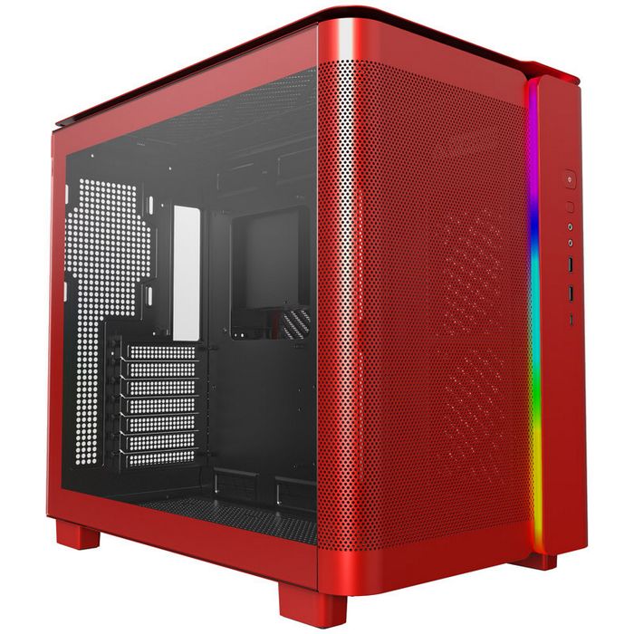 Montech KING 95 Midi-Tower, Tempered Glass, ARGB - red KING95R