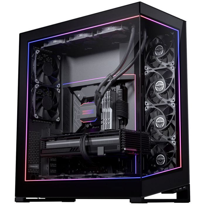 PHANTEKS NV7 Premium DRGB Kit + Power-Hub, 3x for outer frame, 1x Motherboard cable cover - black-PH-PLEDKT_NV7_DBK01