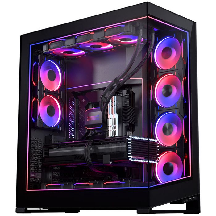 PHANTEKS NV7 Premium DRGB Kit + Power-Hub, 3x for outer frame, 1x Motherboard cable cover - black-PH-PLEDKT_NV7_DBK01