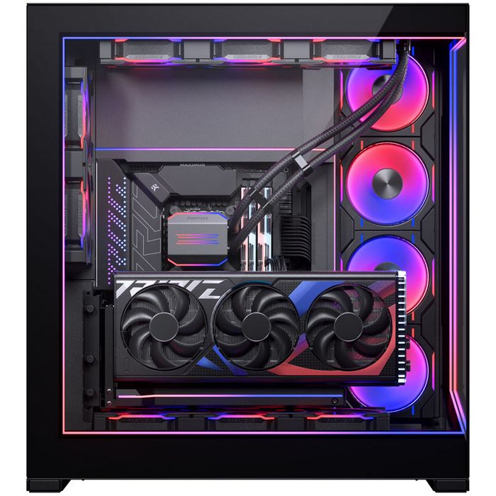 PHANTEKS NV7 Premium DRGB Kit + Power-Hub, 3x for outer frame, 1x Motherboard cable cover - black-PH-PLEDKT_NV7_DBK01