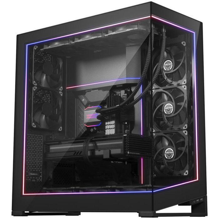 PHANTEKS NV9 Premium DRGB Kit + Power-Hub, 3x für outer frame, 1x Motherboard cable cover - black-PH-PLEDKT_NV9_DBK01