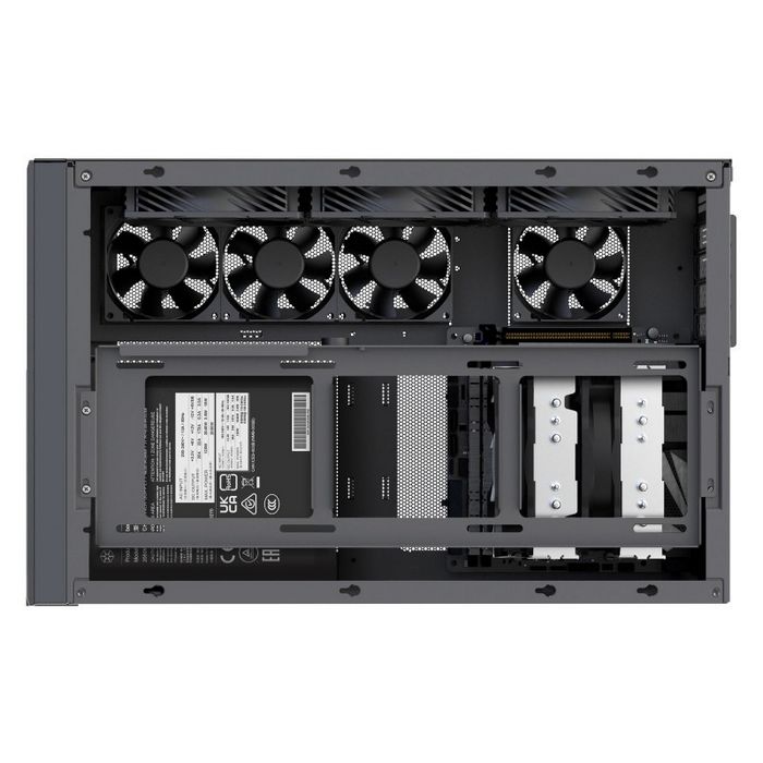 SilverStone SST-SG17B Micro-ATX / Mini ITX Gehäuse - black-SST-SG17B