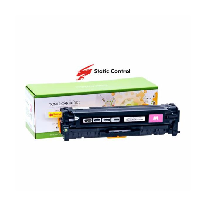 Toner Static Control HP Canon CC533A Magenta