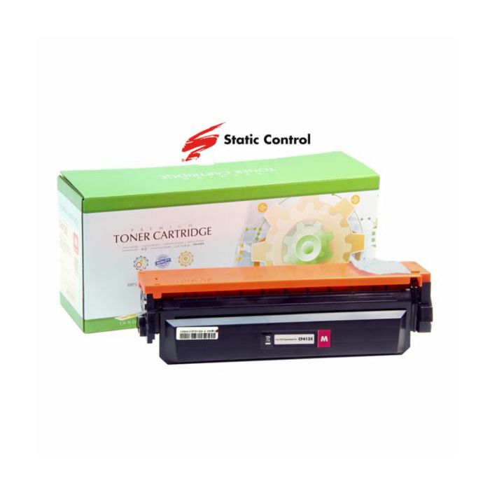 Toner Static Control HP Canon CF413X Magenta