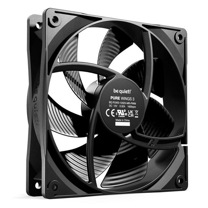 be quiet! Lüfter Pure Wings 3 PWM Lüfter - 120mm BL105
