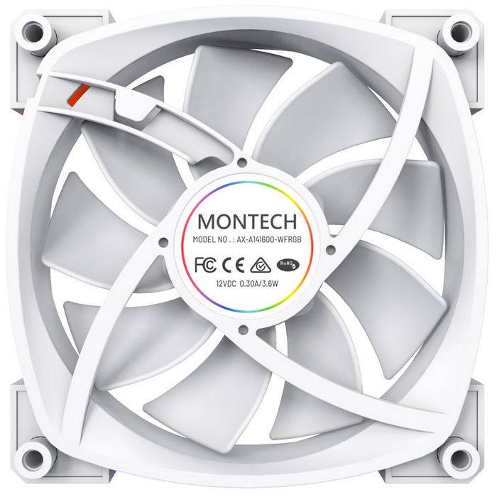 Montech AX140 PWM - white AX140W