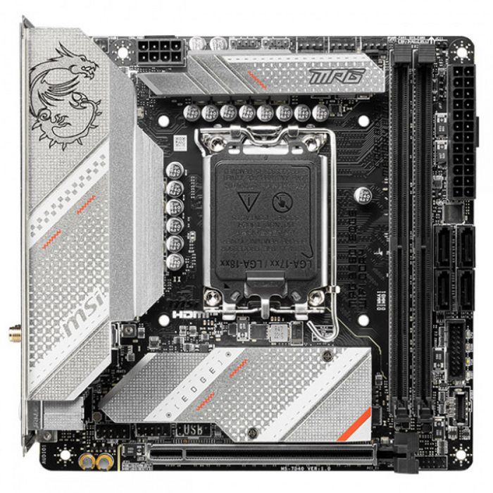 MSI B760I Edge WiFi, Intel B760 Mainboard - Socket 1700, DDR5 7D40-005R
