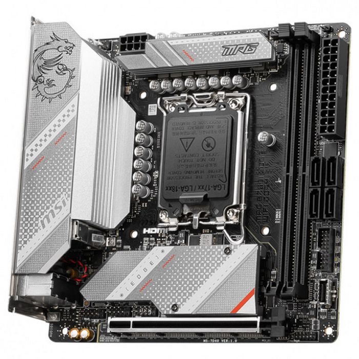 MSI B760I Edge WiFi, Intel B760 Mainboard - Socket 1700, DDR5 7D40-005R