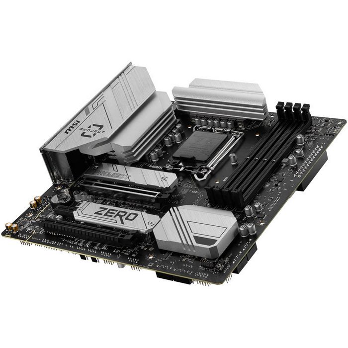 MSI Pro B760M Project Zero, Intel B760 Mainboard - Sockel 1700, DDR5, Back-Connect-Design-7E14-001R