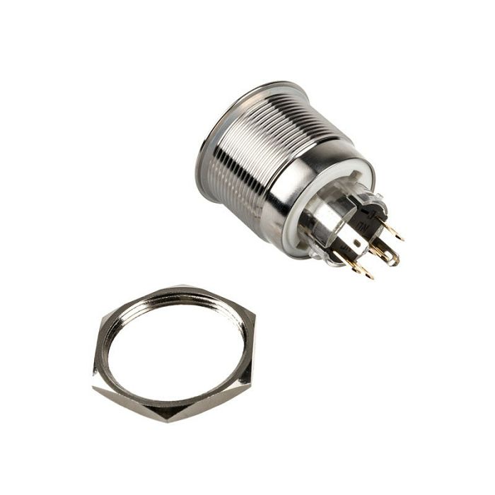 DimasTech Vandalismusschalter/-taster 25mm, Silverline Dot - RGB PD212