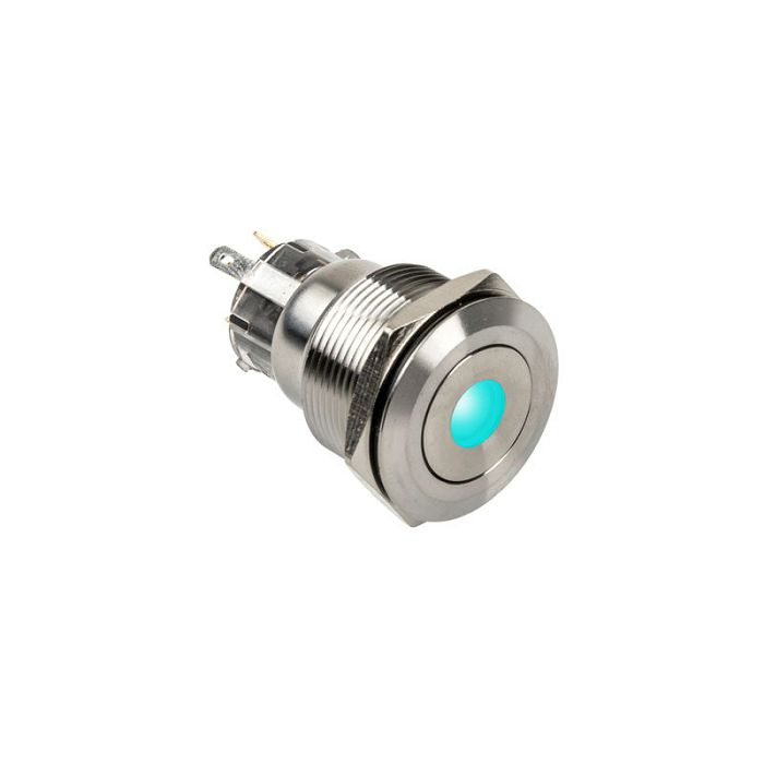 DimasTech Vandalismustaster 22mm, Silverline Dot - RGB PD215