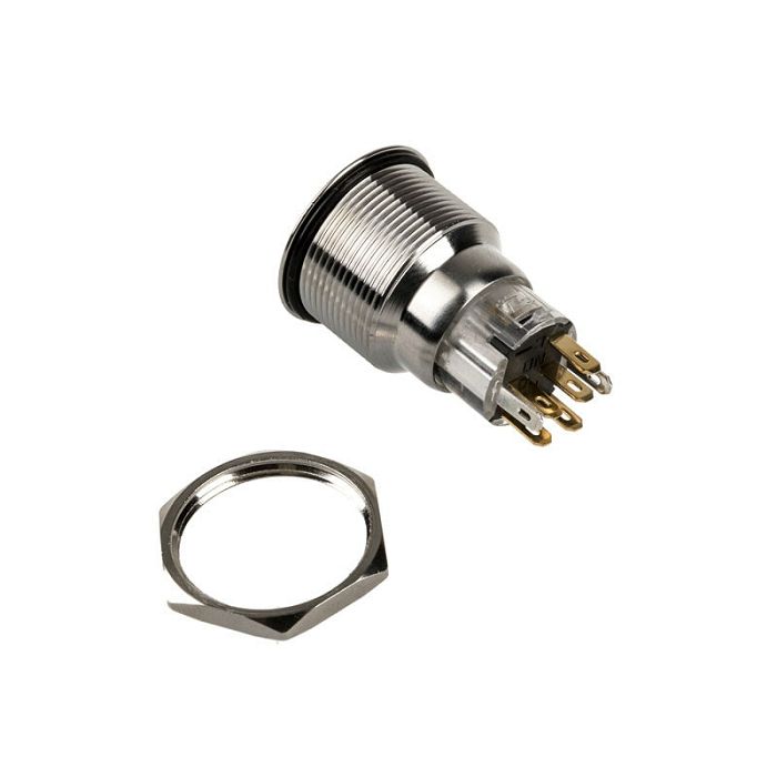 DimasTech Vandalismustaster 22mm, Silverline Dot - RGB PD215