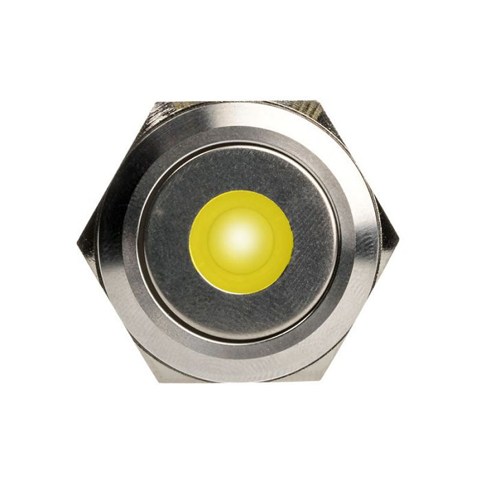 DimasTech Vandalismustaster 25mm, Silverline Dot - RGB PD216