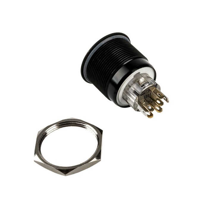 DimasTech Vandalismusschalter/-taster 25mm, Blackline Dot - RGB PD220