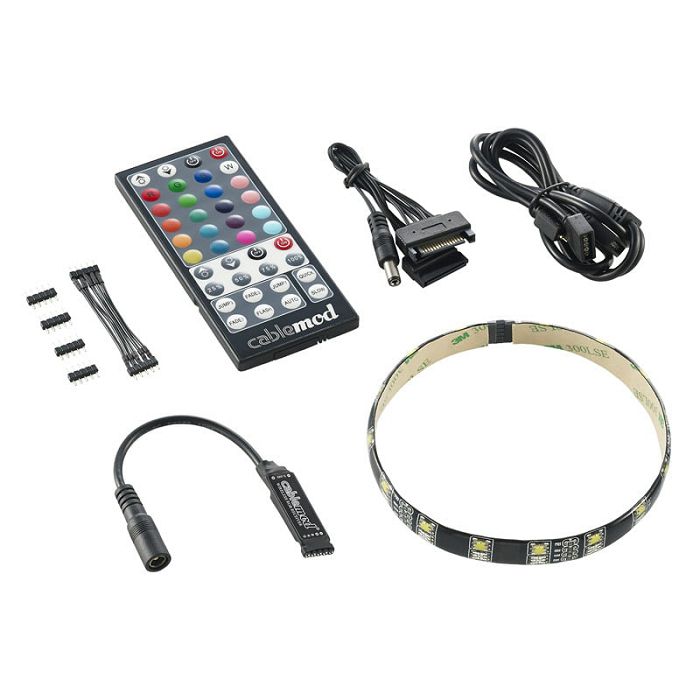 CableMod WideBeam Hybrid LED Kit 30cm - RGB/W CM-LED-30-D30RGBW-RK