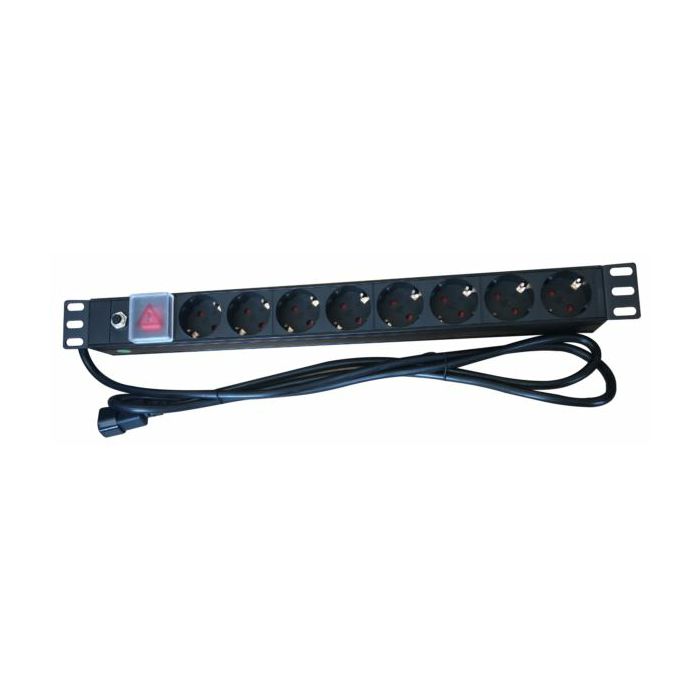 NaviaTec PDU (Power Distribution Unit) sa 8x Schuko priključaka, kabel C14, 19"