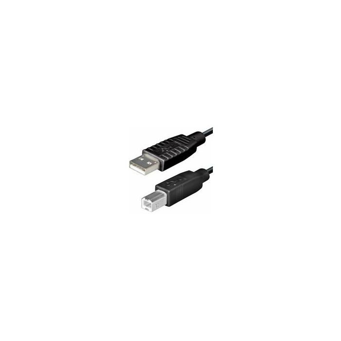 NaviaTec USB 2.0 A muški na B muški kabel, 3m, crni