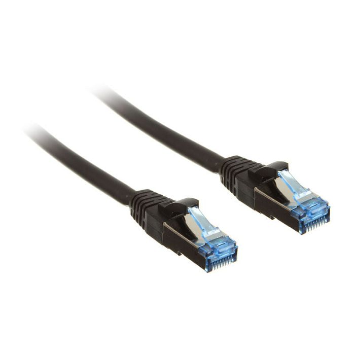 InLine Patchkabel Cat.6A, S/FTP (PiMf), 500MHz, black - 3m 76803S