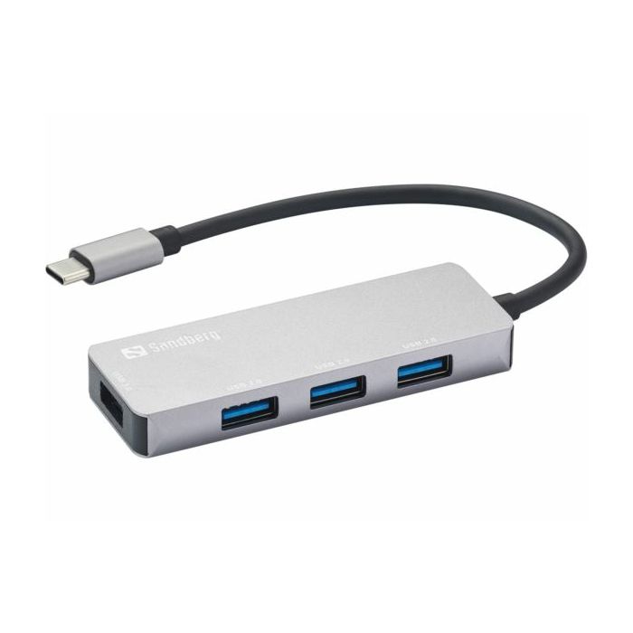 Sandberg USB-C Hub 1xUSB3.0 3x2.0 SAVER
