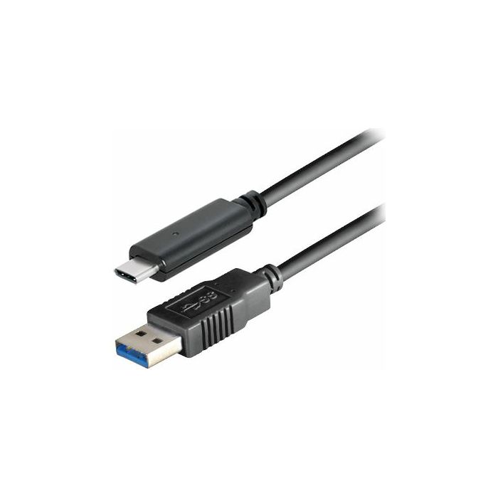 Transmedia USB type C plug - USB 3.1 type A plug, 1,0 m