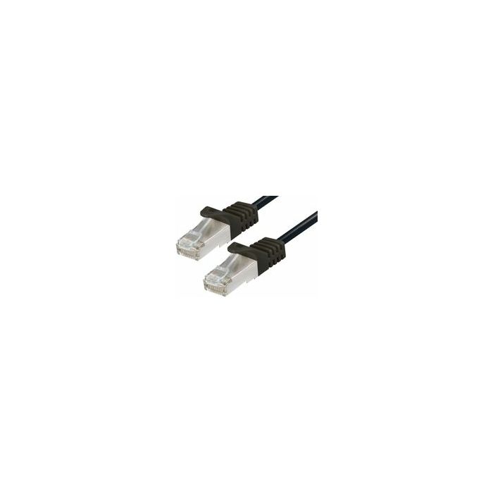 Transmedia CAT6a SFTP Patch Cable 2m black